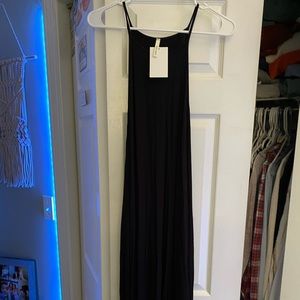 Black dress with slits on both sides!